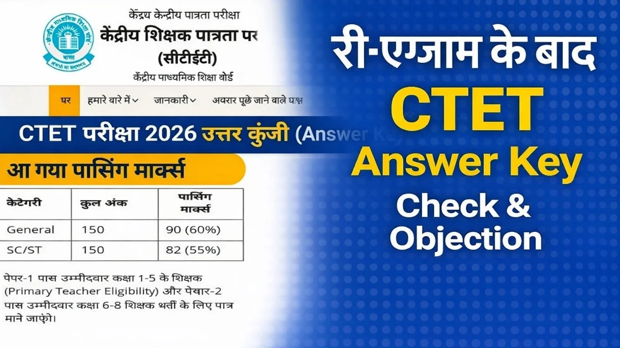 CBSE CTET Answer Key 2026